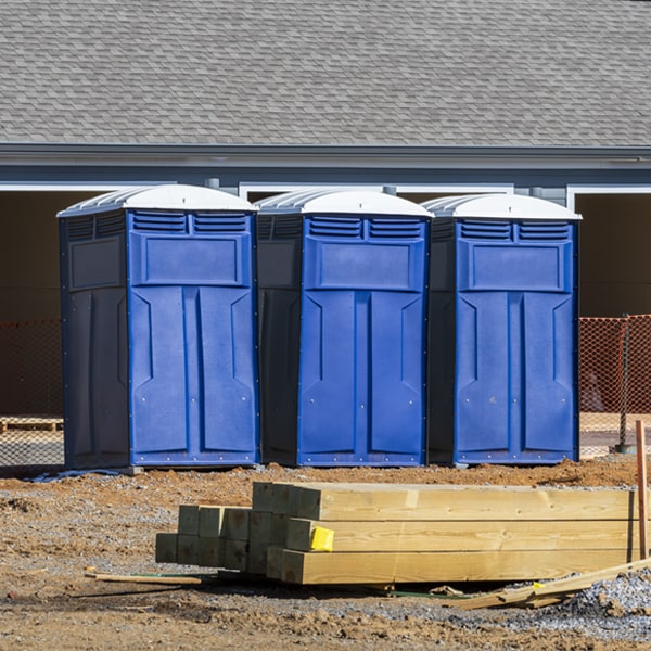 are there any restrictions on where i can place the portable toilets during my rental period in Bon Wier TX